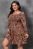 Picture of CURVY GIRL SMOCKED FLORAL DRESS